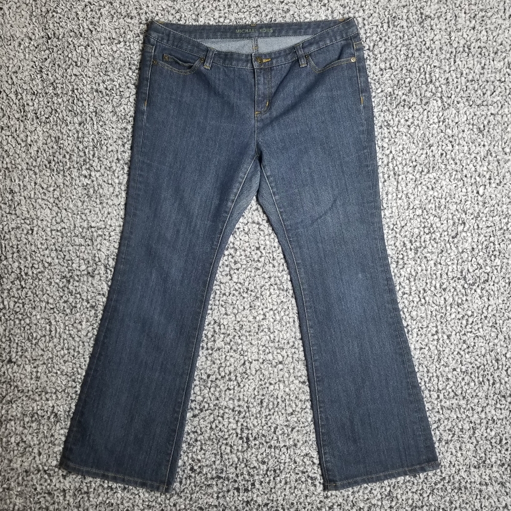 Michael Kors Straight Leg Dark Wash Jeans